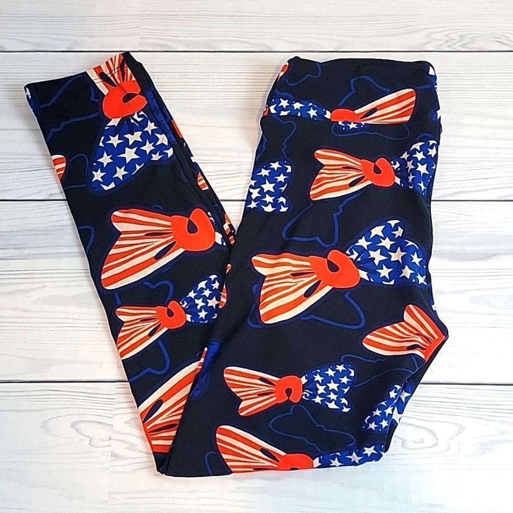 LulaRoe Americana Collection leggings Women's Size S